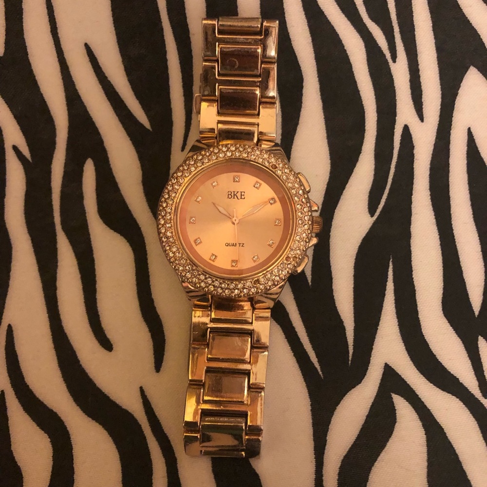 BKE rose gold watch